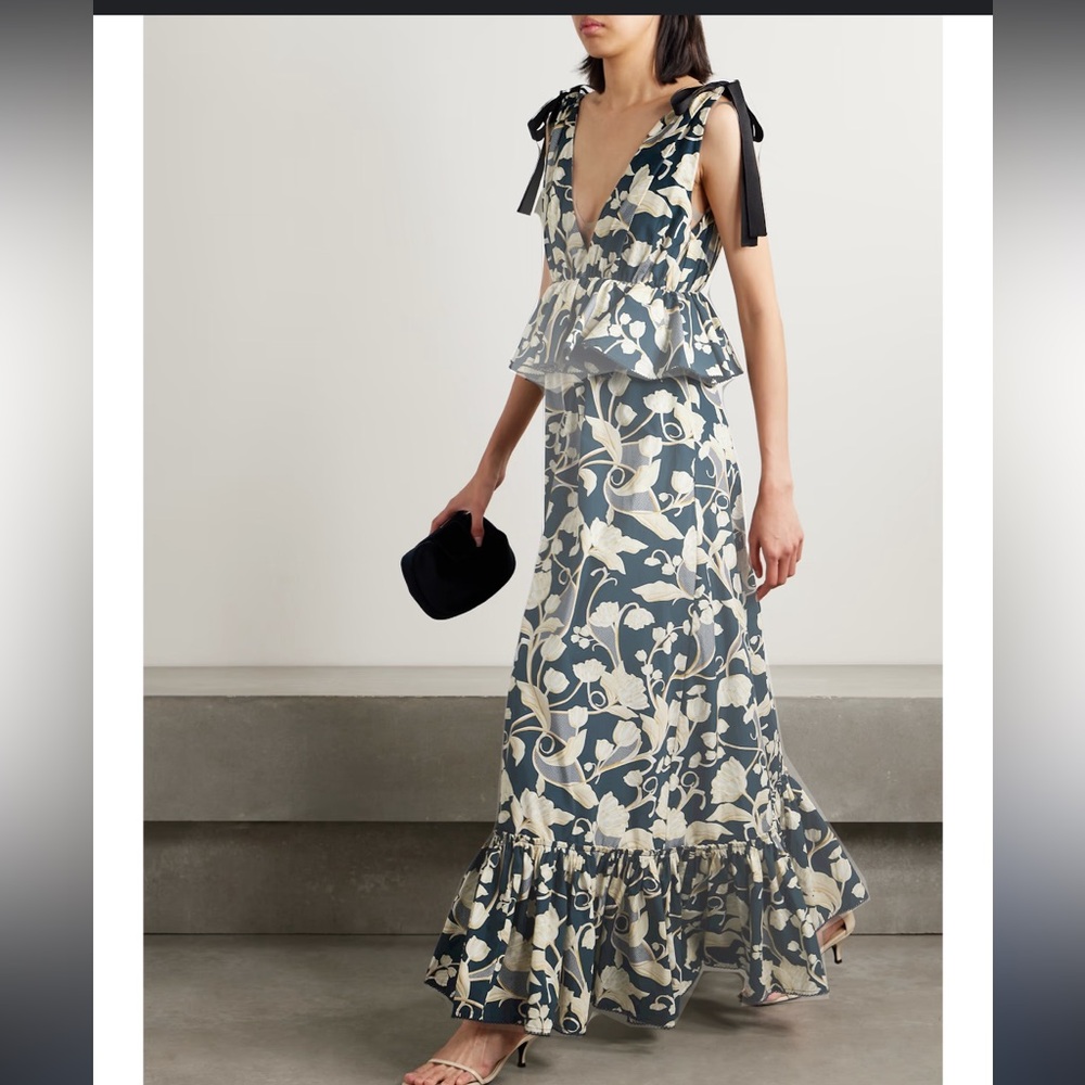 NWT Agua by Agua bendita Infinito Perla Maxi dress
